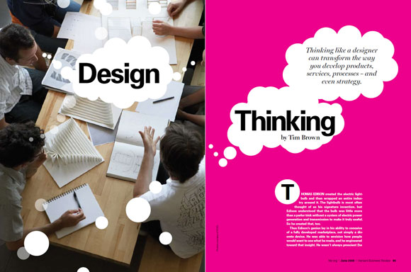 Harvard Business Review article, Design Thinking by Tim Brown